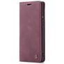 Caseme 013 Housse POCO F2 Pro Etui Porte-Monnaie - Rouge