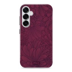 MIO Coque Samsung Galaxy S25 Plus MagSafe Coque arrière Rigide - Berry Blooms