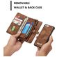 Caseme 008 Housse iPhone 6s Etui avec Coque Détachable Porte-Monnaie - Marron