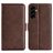 Mobigear Slim Magnet Housse Samsung Galaxy A57 Etui Porte-Monnaie - Marron