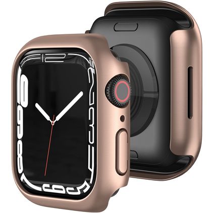 Mobigear Colors Coque Apple Watch - 41 mm Thin Coque Rigide - Rose doré