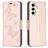 Mobigear Butterfly Housse Samsung Galaxy S23 FE Etui Porte-Monnaie - Rose doré