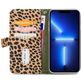 Mobilize Magnet Zipper Housse iPhone 13 Pro Etui avec Coque Détachable Porte-Monnaie - Olive Leopard