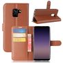 Mobigear Classic Housse Samsung Galaxy A8 (2018) Etui Porte-Monnaie - Cognac