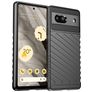 Mobigear Groove Coque Google Pixel 7a Coque arrière en TPU Souple - Noir
