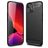Mobigear Brushed Slim Coque iPhone 13 Coque arrière en TPU Souple - Noir