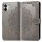 Mobigear Mandala Nothing Phone (2) Étui Portefeuille - Gris
