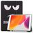 Mobigear Tri-Fold Gel Coque iPad 8 (2020) Etui en TPU,Similicuir + Porte-crayon - Do Not Touch