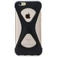 Xccess Grip Coque iPhone 6s Coque arrière en Silicone - Noir