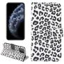 Mobigear Leopard Housse iPhone 13 Etui Porte-Monnaie - Blanc