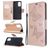 Mobigear Butterfly Housse Samsung Galaxy S20 Plus Etui Porte-Monnaie - Rose doré