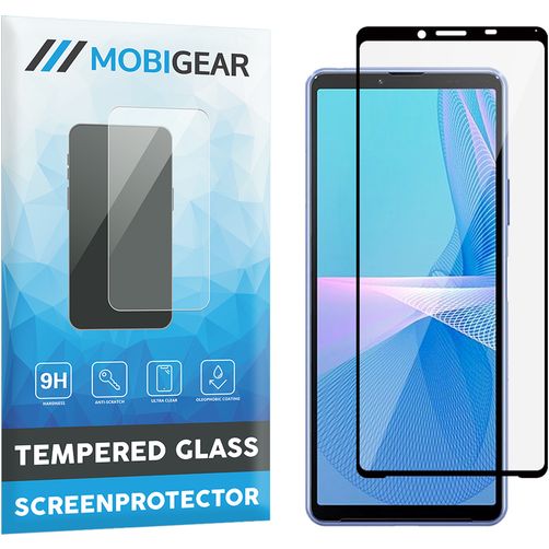 Mobigear Premium Sony Xperia 10 III Verre trempé Protection d'écran - Compatible Coque - Noir