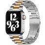 Mobigear Antwerp Bracelet Acier Apple Watch Fermeture boucle déployante - 49/46/45/44 mm - Rose doré / Argent