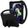Mobigear AeroArmor Coque iPad 11 (2025) Coque de tablette pour enfants avec Poignée Enfants en EVA + Porte-crayon - Noir