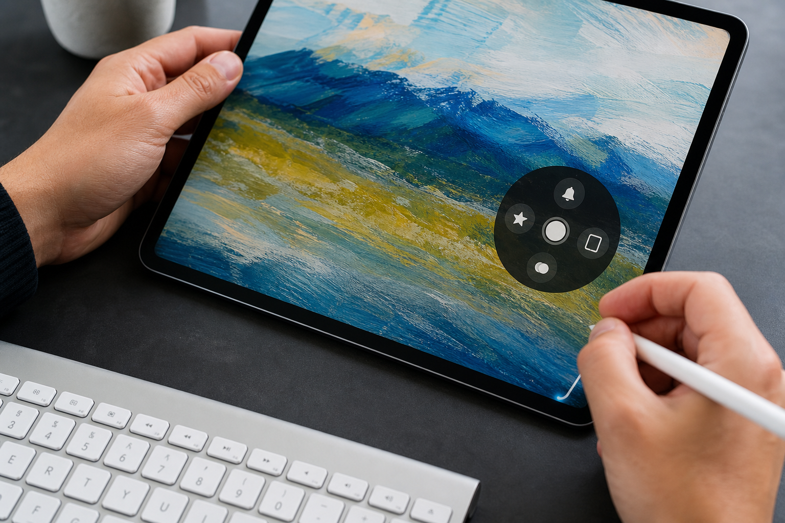Méthodes alternatives : Apple Pencil et AssistiveTouch