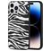 Mobigear Safari Coque iPhone 14 Pro Coque arrière en TPU Souple - Zèbre
