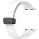 Mobigear Sport Mag Bracelet Silicone Apple Watch Fermeture magnétique - 42/41/40/38 mm - Blanc