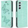Mobigear Butterfly Housse Samsung Galaxy S23 Etui Porte-Monnaie - Vert