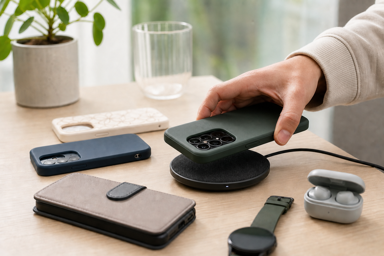 Puis-je charger mon Samsung sans fil avec une coque ?