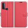 Mobigear Classic Housse TCL 20 SE Etui Porte-Monnaie - Rouge