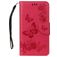 Mobigear Butterfly Housse Samsung Galaxy A8 (2018) Etui Porte-Monnaie - Rouge