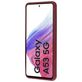 Mobiparts Coque Samsung Galaxy A53 Coque arrière en Silicone - Plum Red