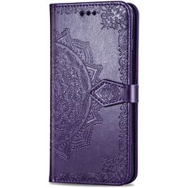 Mobigear Mandala Housse Huawei P40 Pro Plus Etui Porte-Monnaie - Violet
