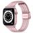 Mobigear Kopenhagen Bracelet Acier Apple Watch Fermeture à pince - 49/46/45/44 mm - Rose