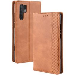 Mobigear Sensation Housse Huawei P30 Pro Etui Porte-Monnaie - Cognac