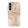 MIO Coque Samsung Galaxy S24 FE MagSafe Coque arrière Rigide - Gold Marble