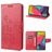 Mobigear Flowers Housse Samsung Galaxy M53 Etui Porte-Monnaie - Rouge