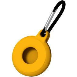 Mobigear Circle Key Coque TPU souple Porte-clés pour Apple AirTag - Orange