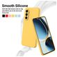 Mobigear Rubber Touch Coque Samsung Galaxy A56 Coque arrière en Silicone - Jaune