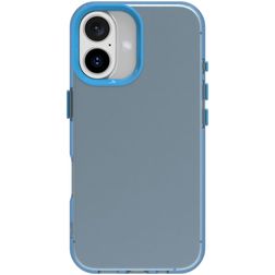 Mobigear Crystal Coque iPhone 16 Coque arrière Rigide - Bleu