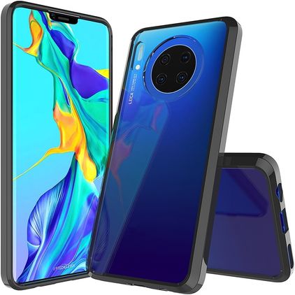 Mobigear Crystal Coque Huawei Mate 30 Coque arrière Rigide - Noir / Transparent