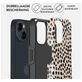 Burga Tough Coque iPhone 15 Plus Coque arrière Rigide Anti-Chocs - Almond Latte