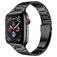 Mobigear Lissabon Bracelet Acier Apple Watch Fermeture boucle déployante - 49/46/45/44 mm - Noir