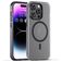 Mobigear Shockproof Coque iPhone 16 Pro MagSafe Coque arrière en TPU Souple - Noir