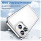 Mobigear Crystal Coque Transparente iPhone 14 Pro Max Coque arrière Rigide - Transparent