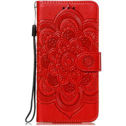 Mobigear Mandala Housse iPhone 11 Pro Etui Porte-Monnaie - Rouge