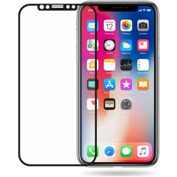 Mobilize Premium iPhone X Verre trempé Protection d'écran - Noir