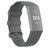 Mobigear Cross Bracelet Silicone Fitbit Charge 3 Fermeture boucle ardillon - Gris