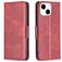 Mobigear Excellent Housse iPhone 15 Etui Porte-Monnaie - Rouge
