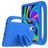 Mobigear AeroArmor Coque Lenovo Tab P12 Coque de tablette pour enfants avec Poignée Enfants en EVA + Porte-crayon - Bleu