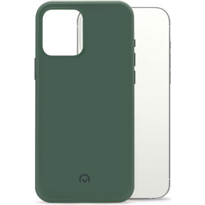 Mobilize Rubber Gelly Coque iPhone 13 Pro Max Coque arrière en TPU Souple - Matt Green