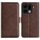 Mobigear Slim Magnet Housse OPPO Find X9 Pro Etui Porte-Monnaie - Marron
