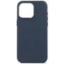 Decoded Coque iPhone 15 Pro MagSafe Coque arrière en Cuir Véritable - Bleu