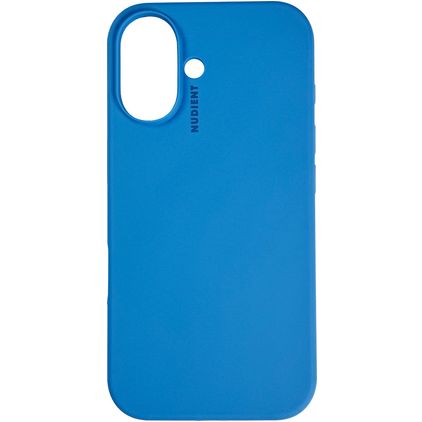 Nudient Base Coque iPhone 16 Plus Coque arrière en Silicone - Vibrant Blue