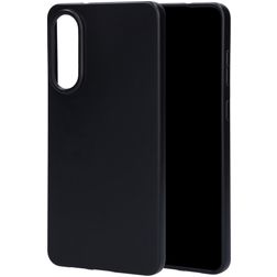 Mobiparts Classic Coque Samsung Galaxy S25 Edge Coque arrière en TPU Souple - Noir