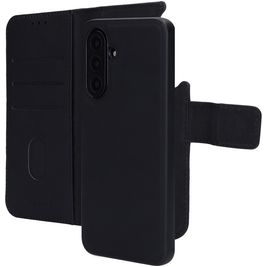 Mobiparts Housse Samsung Galaxy A17 Etui avec Coque Détachable en Cuir Véritable Porte-Monnaie - Noir
